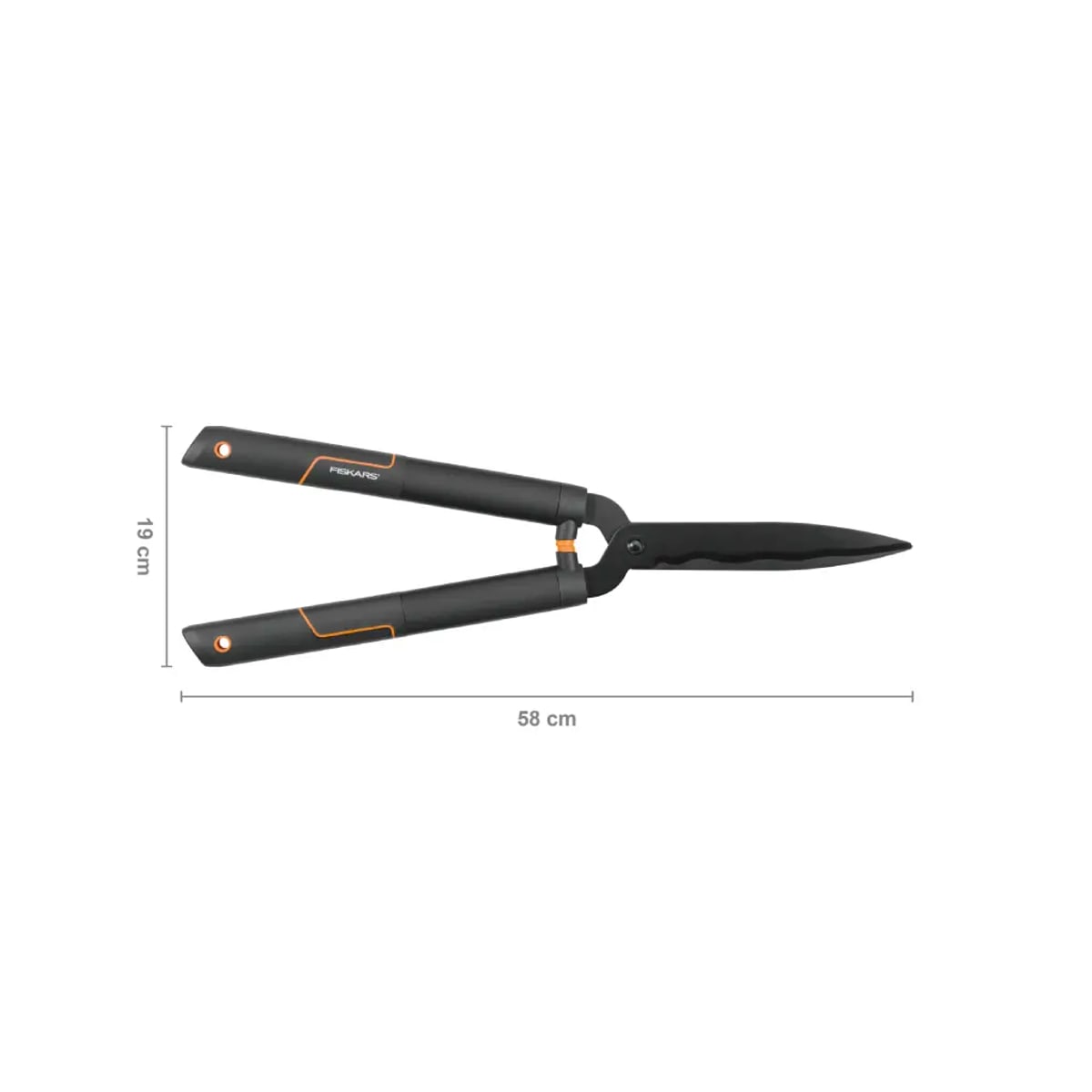 Fiskars SingleStep Çit Kesme Makası Dalgalı Bıçak HS22